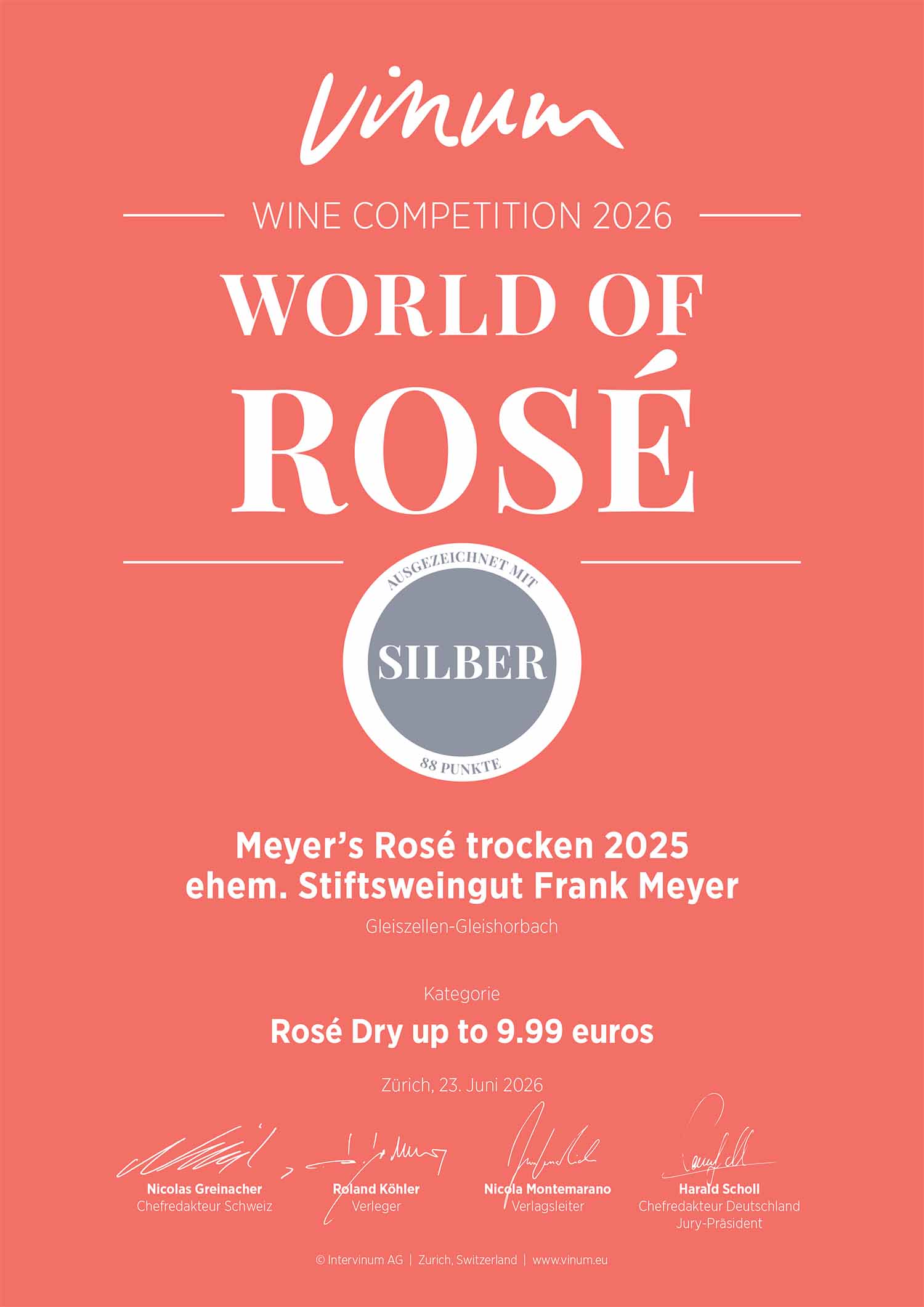 2025 Meyer's Rosé – Bild 2
